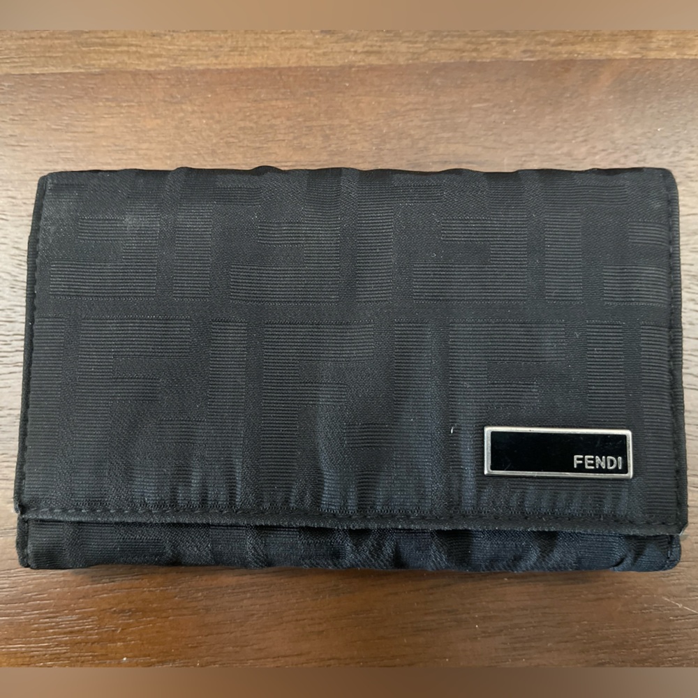 Authentic Preloved Fendi Fabric Wallet